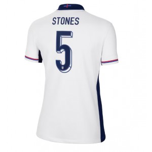 Fotbalové Dres Anglie John Stones #5 Dámské Domácí Oblečení ME 2024 Krátký Rukáv